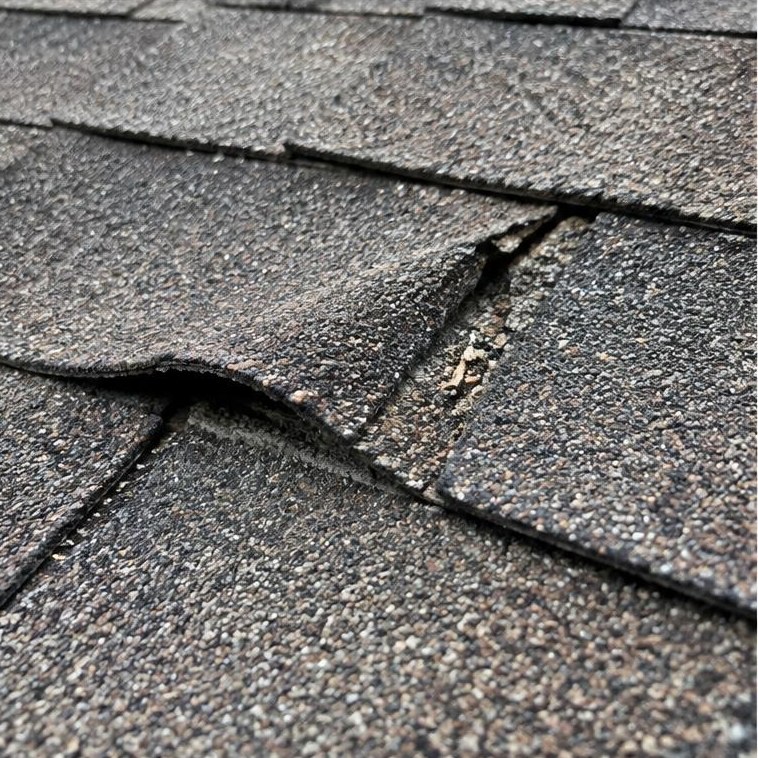 Lifted shingles