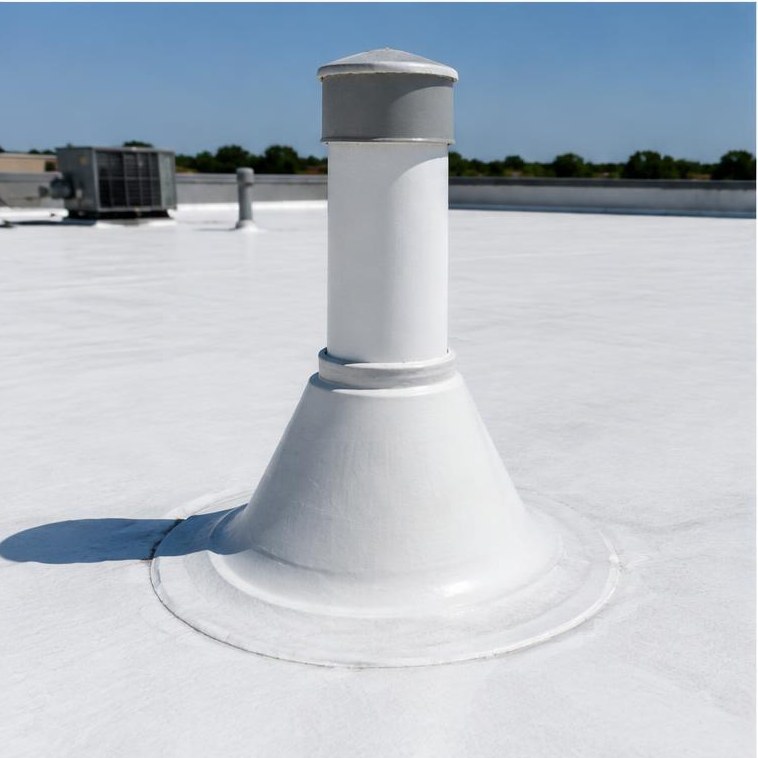 Flashed rooftop penetration
