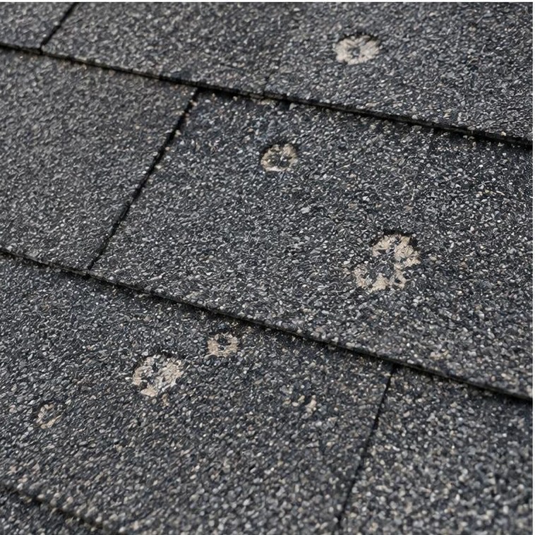 Granule loss on shingles