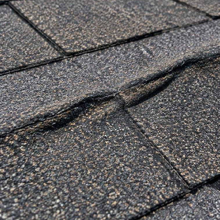 Lifted shingles