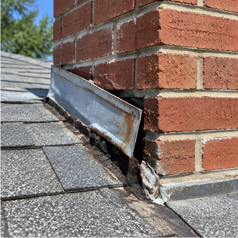 Roof and chimney flashing