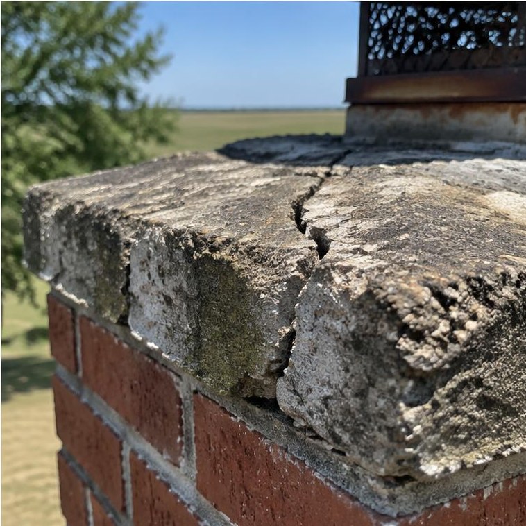 Chimney crown condition