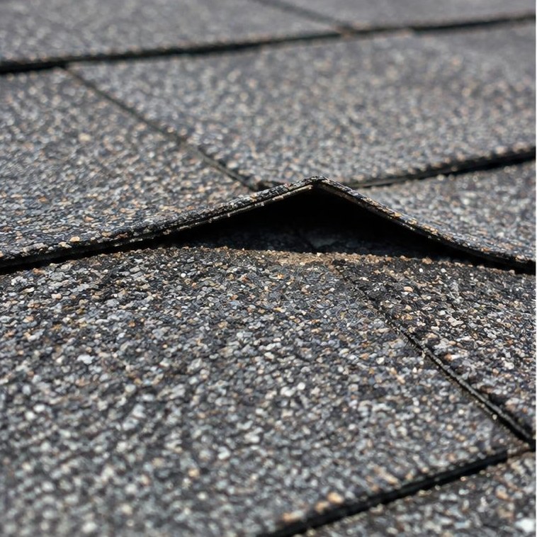 Lifted shingles